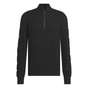 jl5388-1-4-zip-sweater-adidas-ultimate365-black