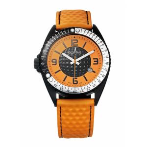 gt008-watch-with-matte-apricot-orange-leather-strap-golftime-orange-black-one-size