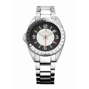 gt038-watch-with-polished-and-brushed-steel-bracelet-golftime-black-white-one-size