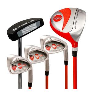 mkdjsetmk2r53-half-set-of-golf-right-handed-for-kids-mkids-pbs-red-silver-135-cm