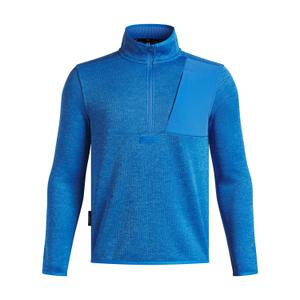 6008816-402-1-4-zip-sweatshirt-for-kids-under-armour-drive-hybrid-storm-blue-atlantis